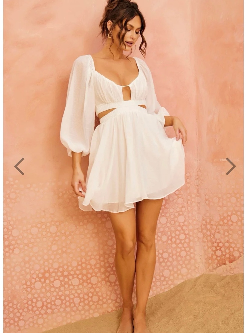 Like Honey Mini Dress in White